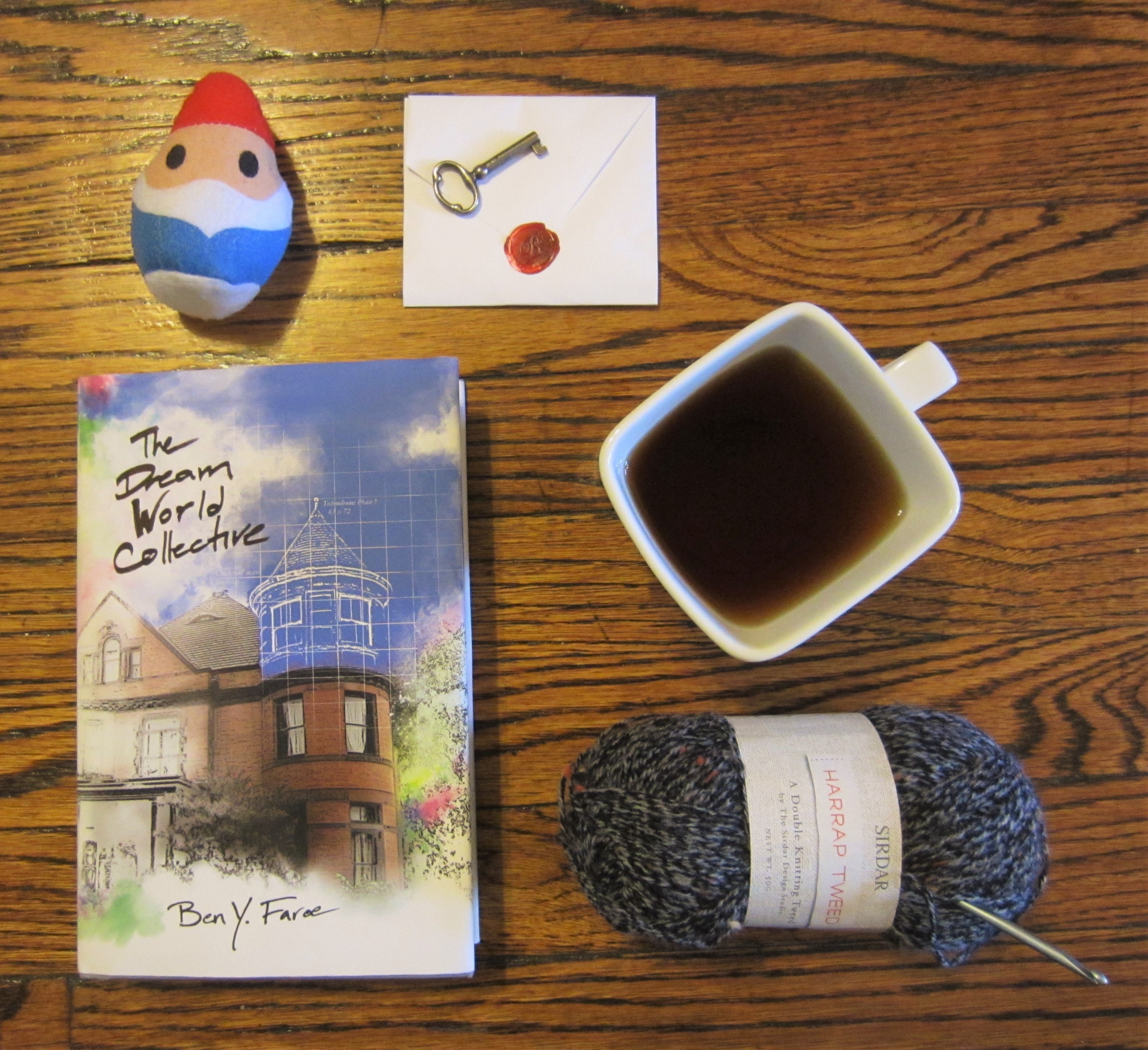 DWC Glamor Gnome Letter Tea Yarn.JPG